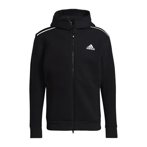 adidas kapuzenjacke schwarz|Schwarze Kapuzenjacken .